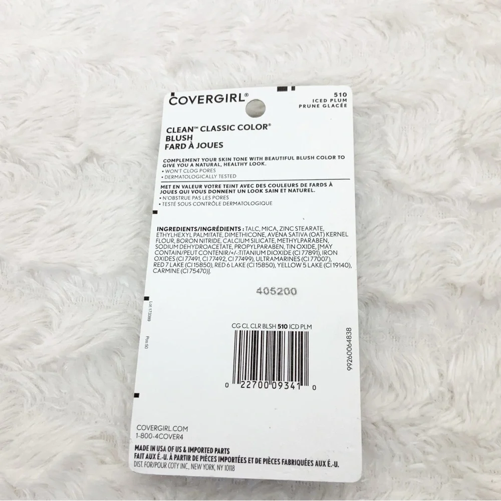 Covergirl Clean Classic Color Blush 510 Iced Plum
